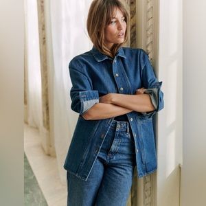 Sezane Will Jacket (Denim Blue)
